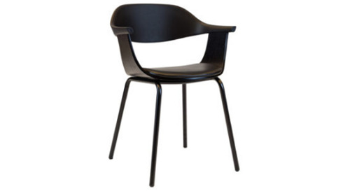 Moss dining chair - Black/Black 